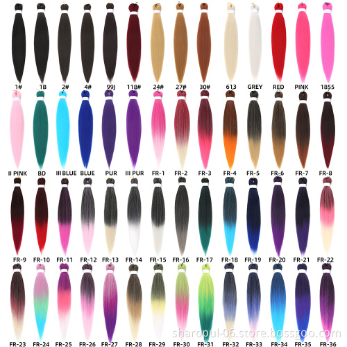 ombre jumbo braiding hair attachment for braids 24inch 48inch 52inch 82inch length customize lable braiding hair